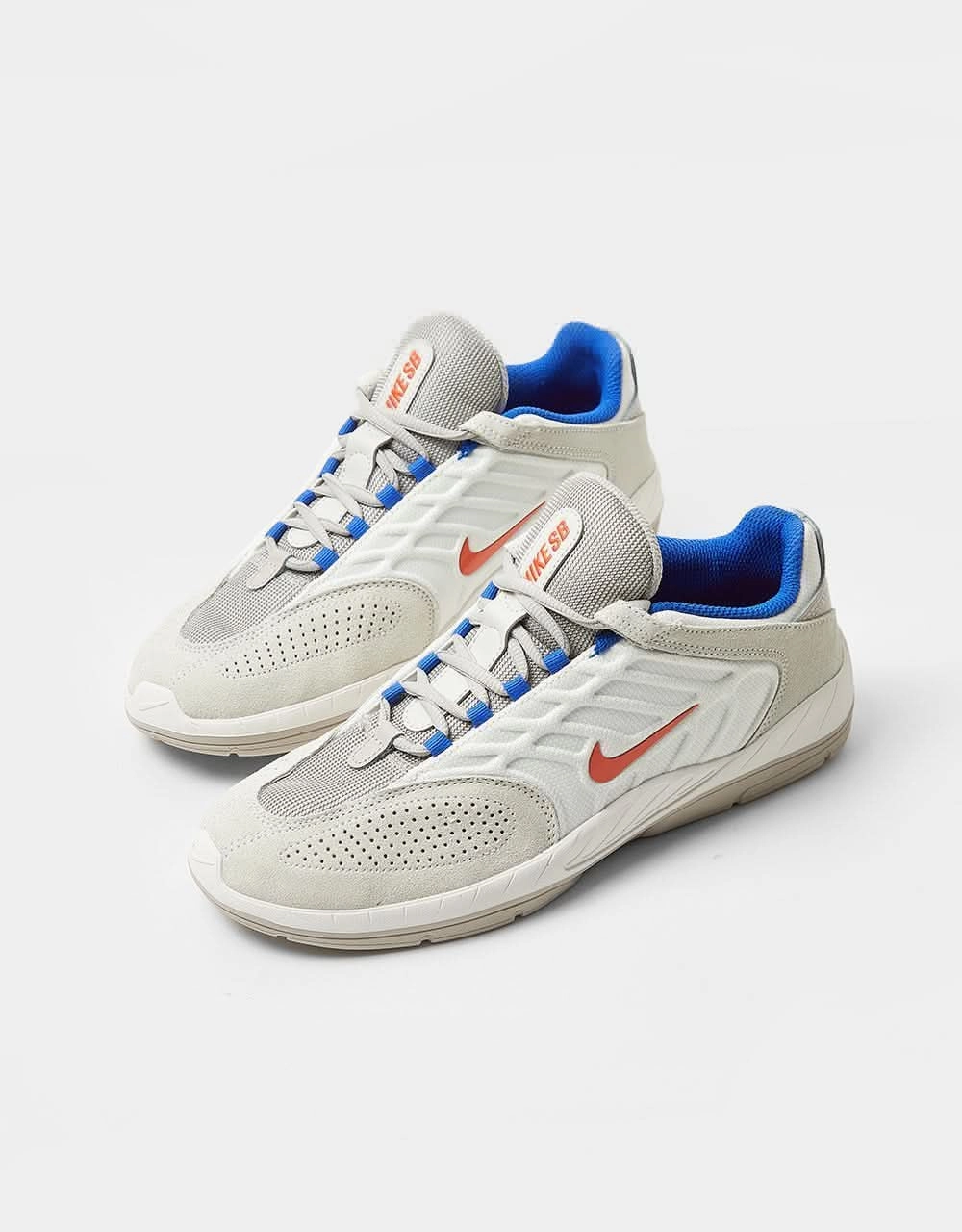 Nike.running Shoes Nike SB Vertebrae Skate Shoes - Summit White/Cosmic Clay-Platinum Tint-Lt Iron Ore-Hyper Royal