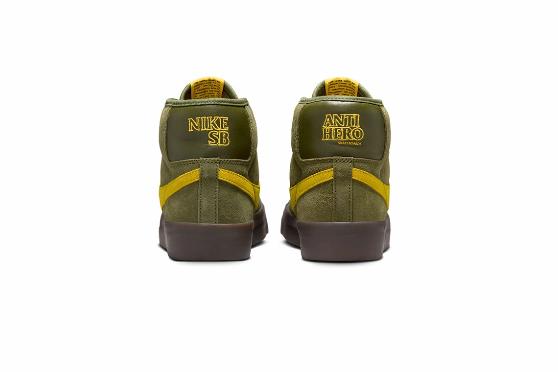Nike Shoes For Running And Training NIKE SB x Antihero Blazer MID - Rough Green / Amarillo