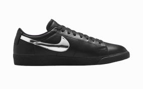 Nike Sb X Dancer Blazer Low - (Black/Black-Metallic Silver) Nike Strap Basketball Shoes