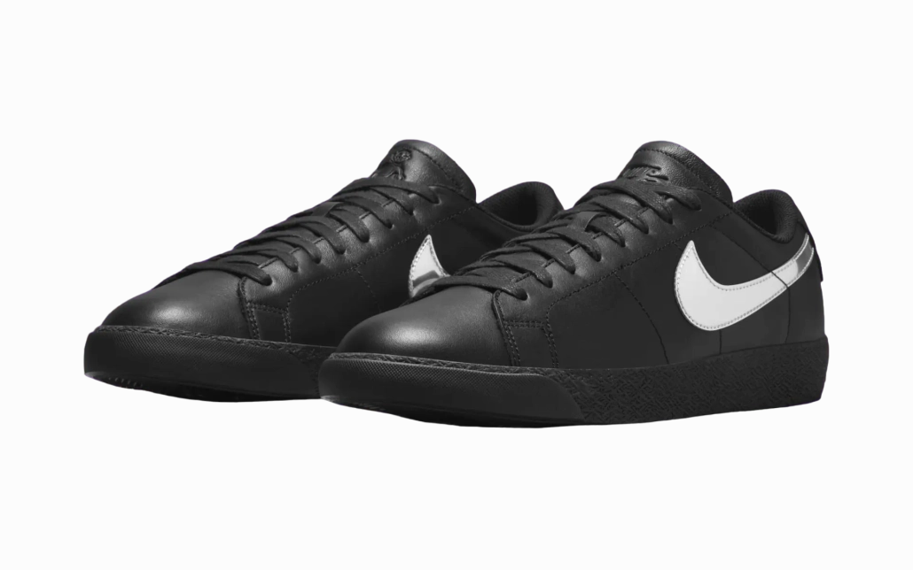 Nike Sb X Dancer Blazer Low - (Black/Black-Metallic Silver) Nike Lifting Shoes