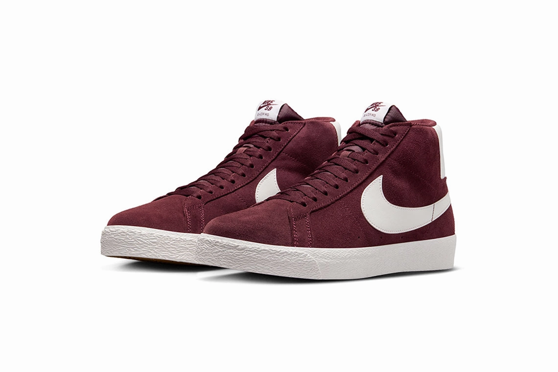 Nike SB Zoom Blazer MID - Burgundy Crush Nike Field Shoes