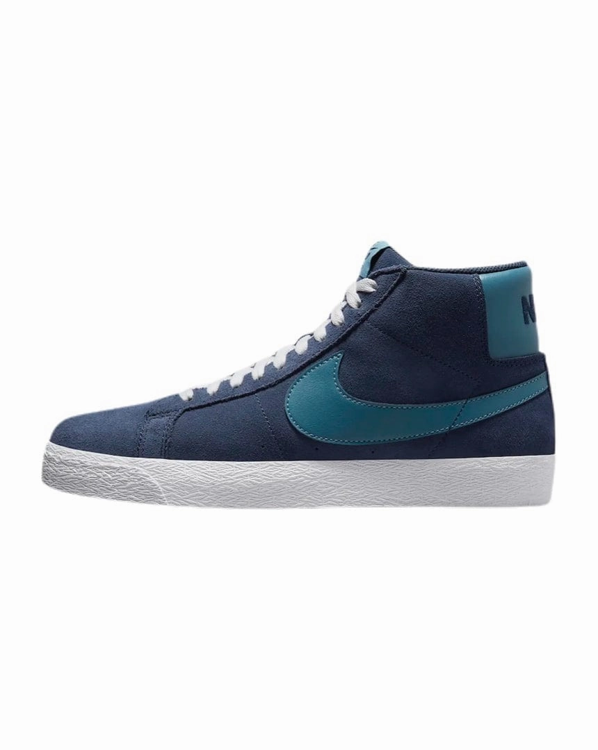 Nike SB Zoom Blazer Mid - Midnight Navy / Noise Aqua Nike Dunk Low Retro Casual Shoes