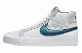 Nike SB Zoom Blazer Mid EK - Summit White/Nightshade Nike Track Spikes Shoes