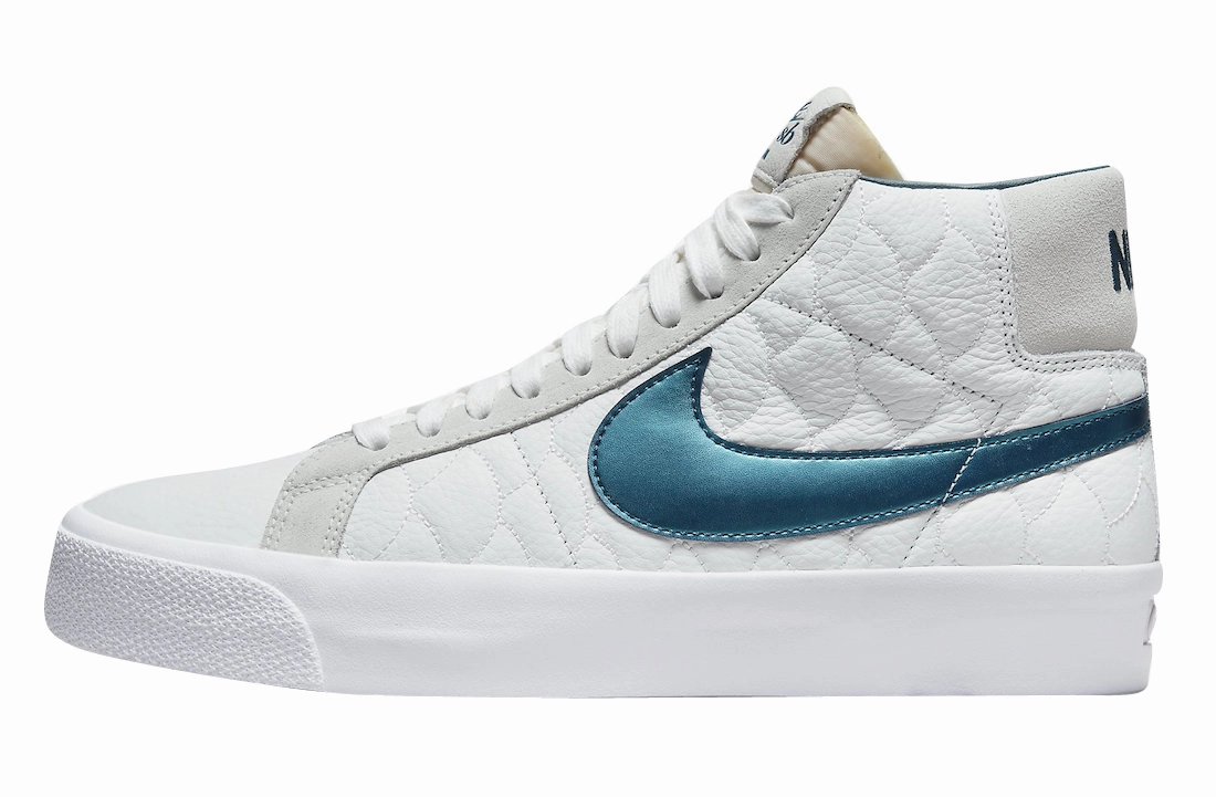 Nike SB Zoom Blazer Mid EK - Summit White/Nightshade Nike Shoes Store