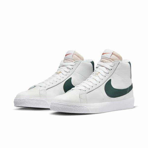 High Dunk Nike Shoes Nike SB Zoom Blazer Mid ISO "Orange Label" White - Pro Green