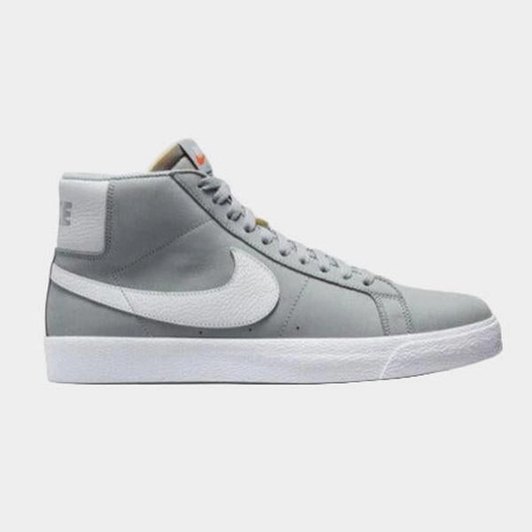 Nike SB Zoom Blazer Mid ISO "Orange Label" Wolf Grey - White Black Nikes Shoes