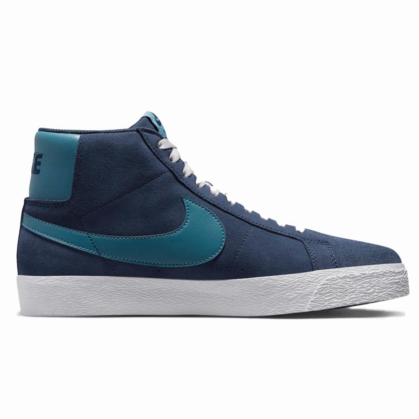 Nike SB Zoom Blazer Mid (Midnight Navy/Noise Aqua) Nike Shoes That Are On Sale
