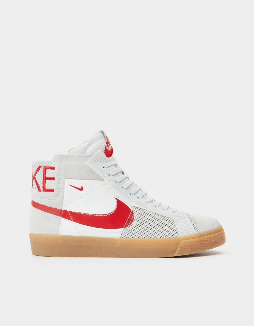 Nike Ross Shoes Nike SB Zoom Blazer Mid Premium Skate Shoes - Summit White/Univ Red-Pure Platinum-Summit White-Gum Yellow