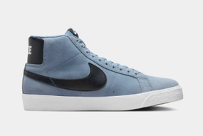 Nike Tan Shoes Nike SB Zoom Blazer Mid Shoe - Ashen Slate/Black/White