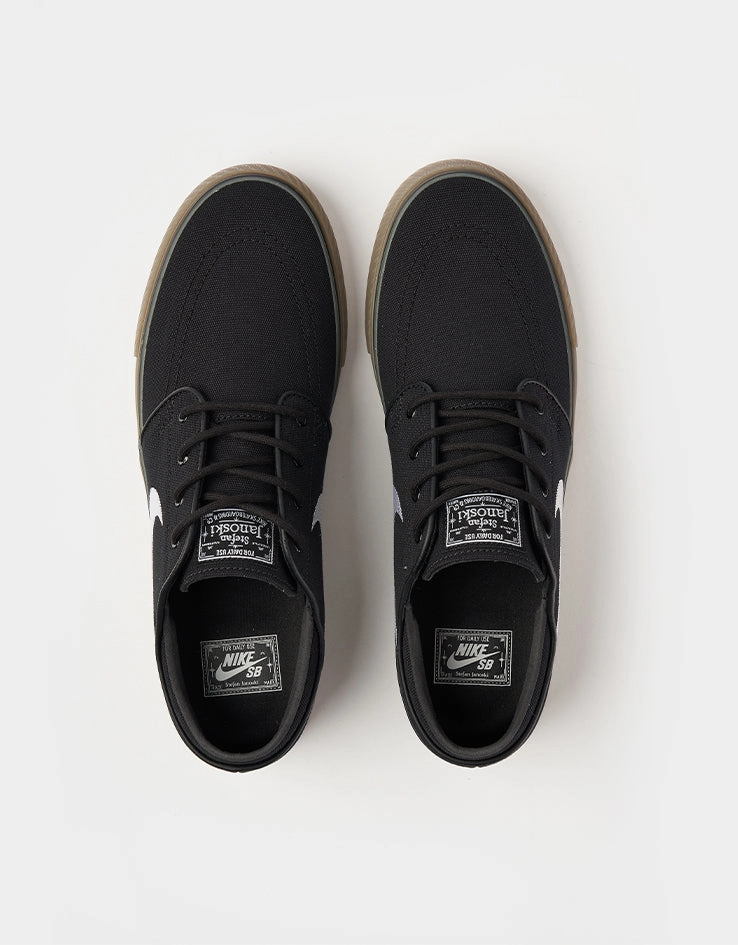 Nike SB Zoom Janoski OG  Canvas Skate Shoes - Black/White-Black-White Nike Minimalist Shoe