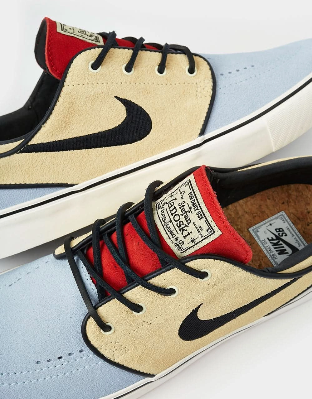 Nike SB Zoom Janoski OG  Skate Shoes - Alabaster/Alabaster/Chile Red Nike Joyride Shoes