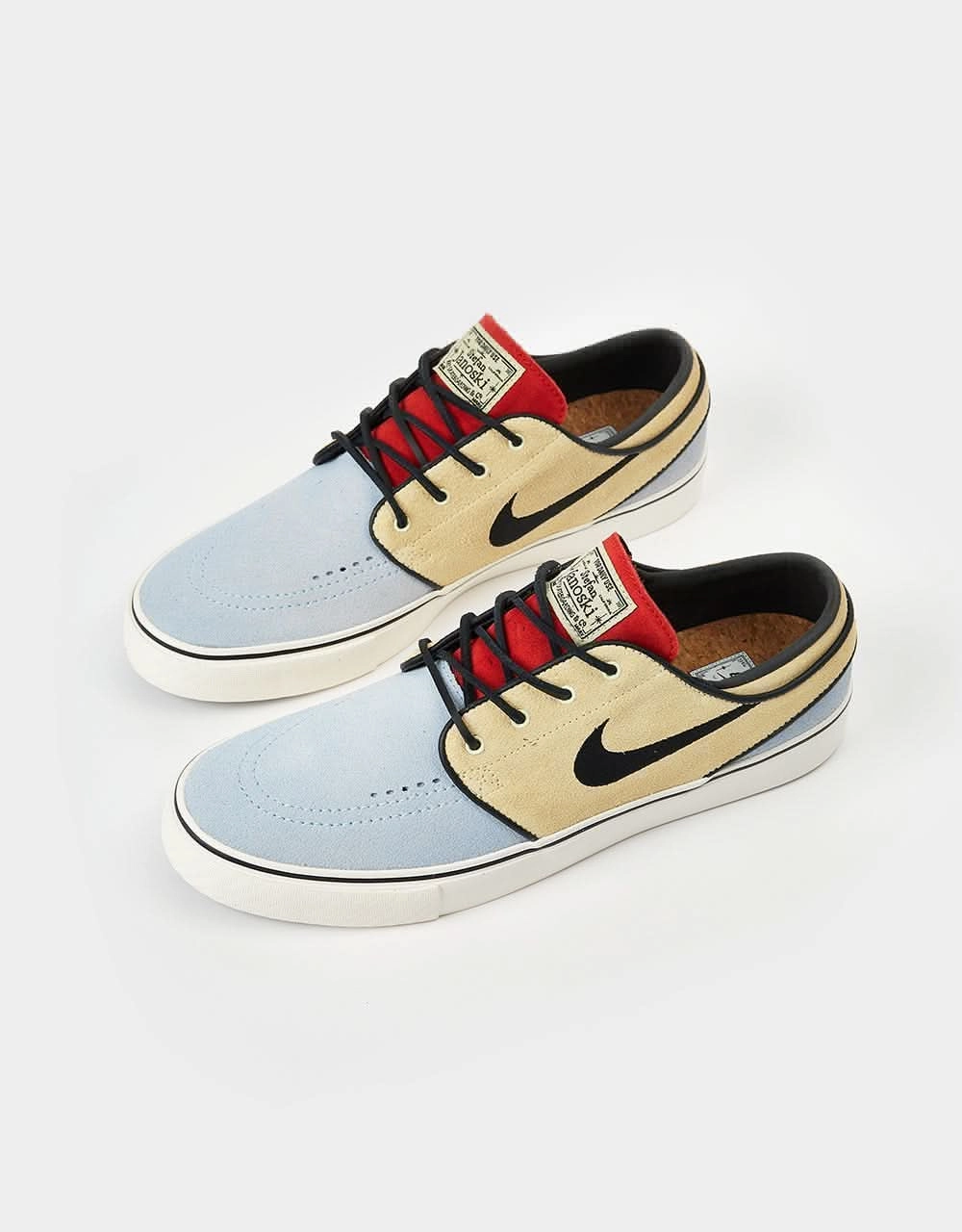 Nike No Tying Shoes Nike SB Zoom Janoski OG  Skate Shoes - Alabaster/Alabaster/Chile Red