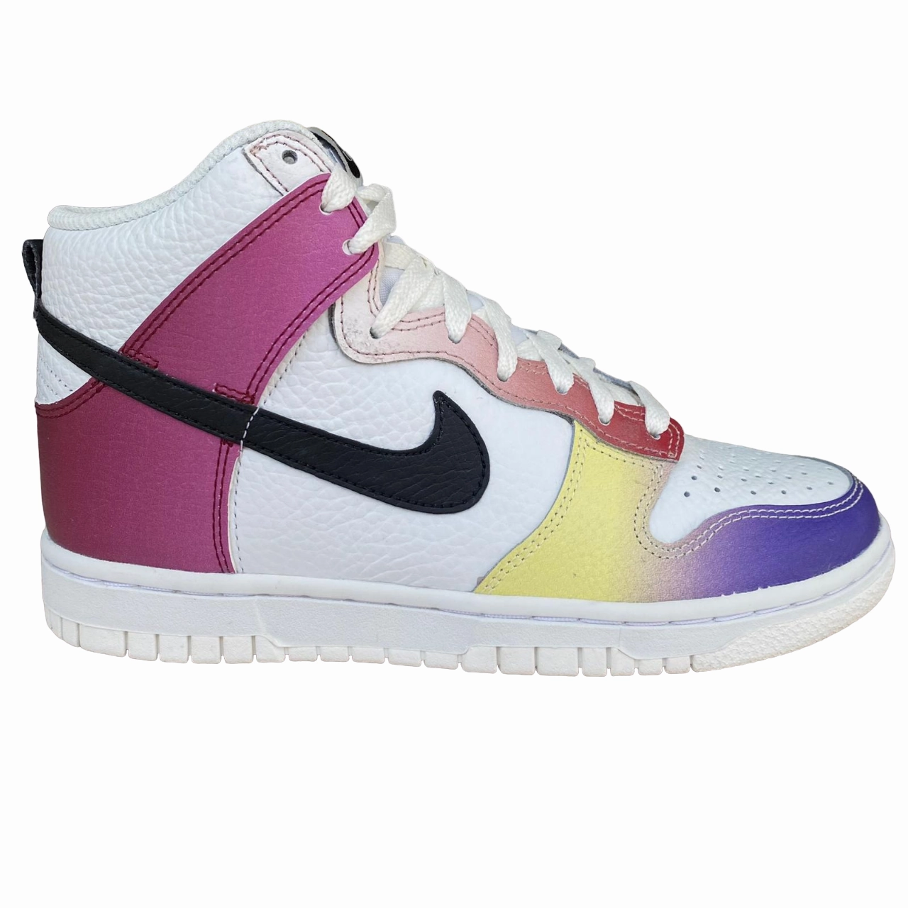 Nike Shoes Flyknit Nike scarpa sneakers alta da donna Dunk Hi Retro FD0802-100 bianco-nero