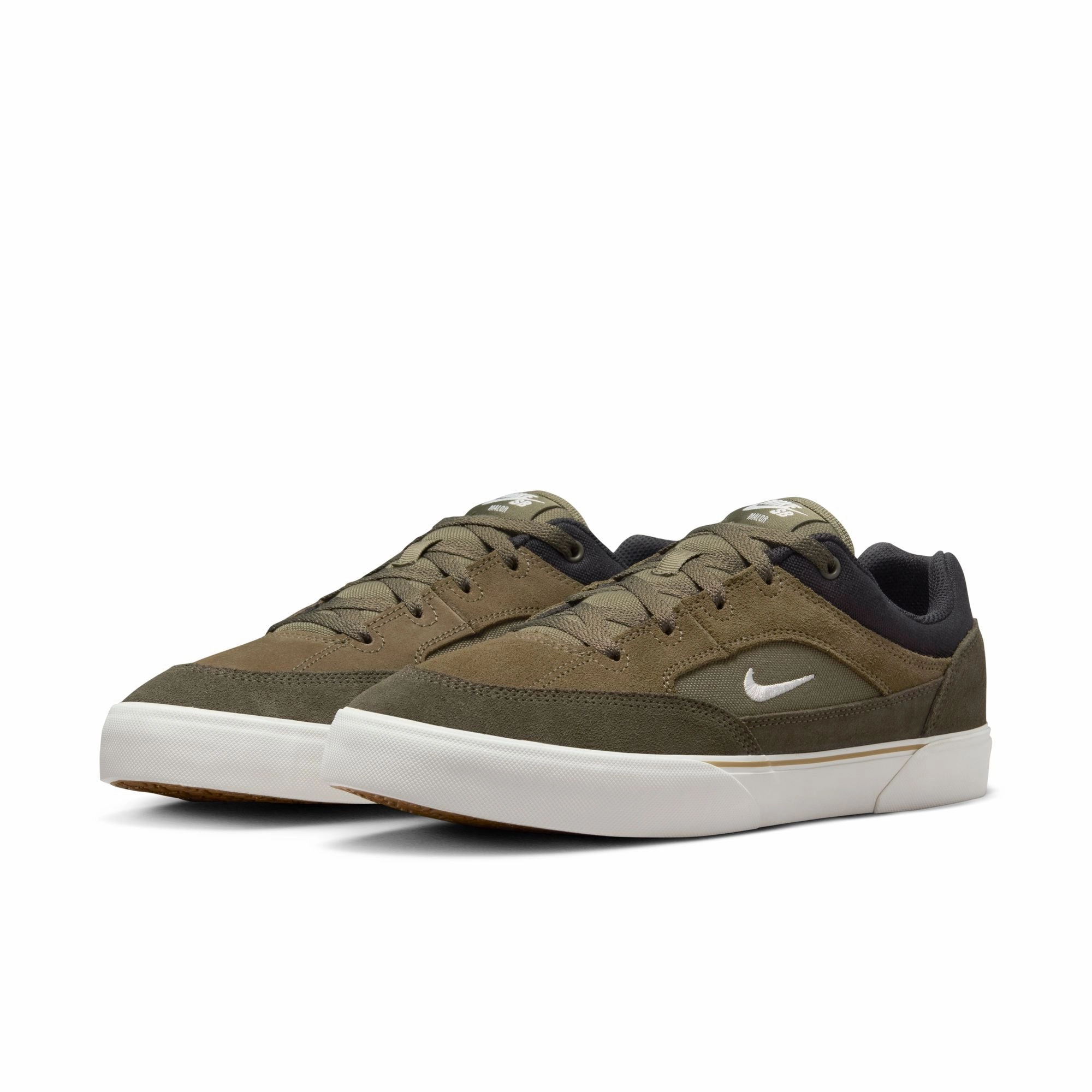 Nikeid Golf Shoes NIKE SB MALOR MEDIUM OLIVE / SAIL-CARGO KHAKI-BLACK