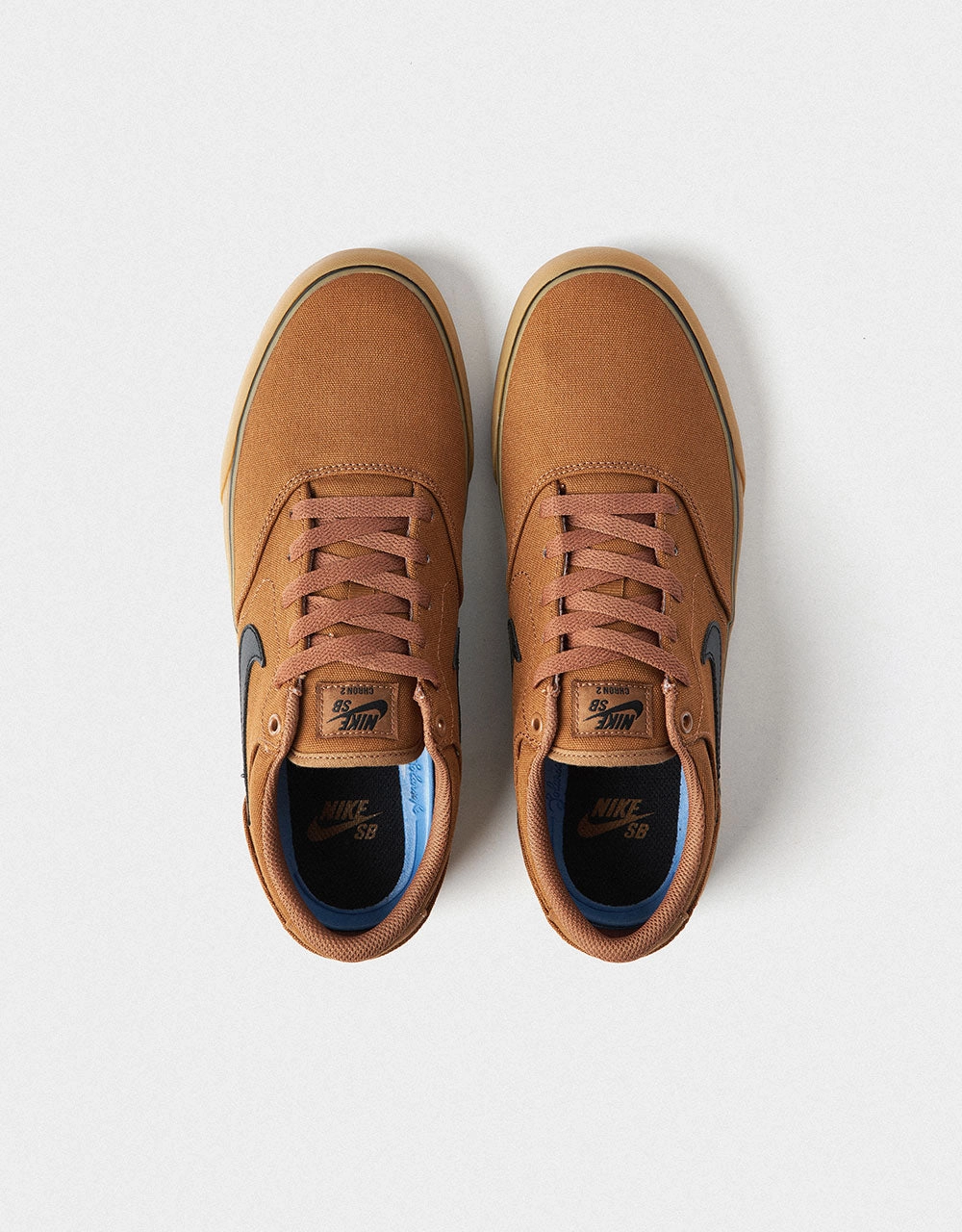 Nike Metcon Shoes Nike SB Chron 2 Canvas Skate Shoes - Ale Brown/Black-Ale Brown