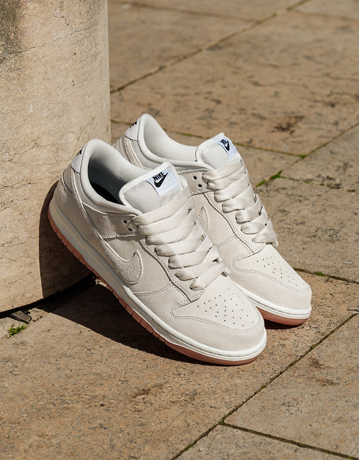 Nike SB Dunk Low Pro B Skate Shoes - Pale Ivory/Pale Ivory-Summit White-Gum Best Nike Run Shoes