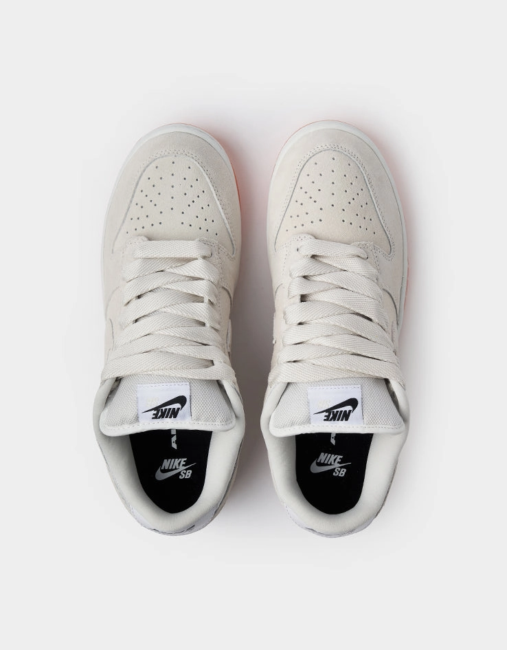 Nike SB Dunk Low Pro B Skate Shoes - Pale Ivory/Pale Ivory-Summit White-Gum Old Nike Free Run Shoes