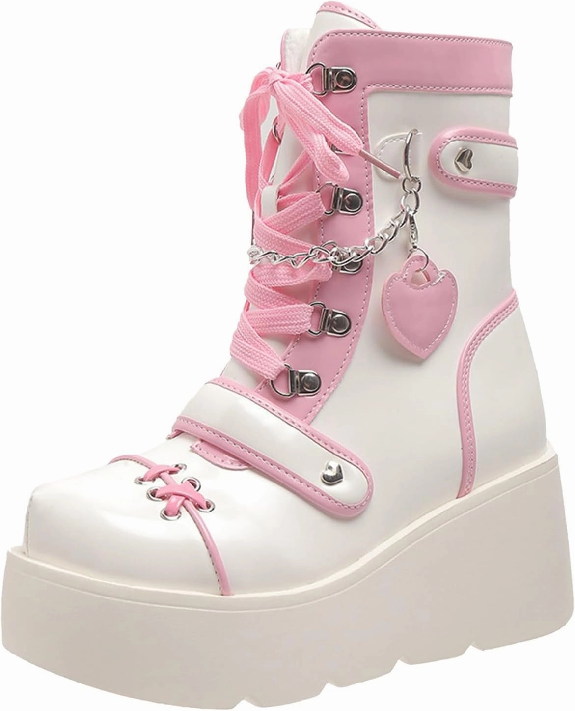 Usmc Surplus Wellco Rat Mojave Combat Boots Ankle Boots For Women Y2K Gothic Combat Boots Motorcycle Wedge Platform Ankle Boots Zipper Lace-Up Booties