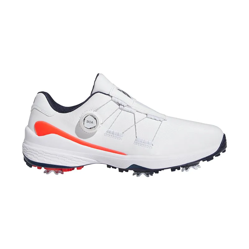ADIDAS ZG23 BOA Men's Spiked Shoes (White/Navy/Red) Rigid Walking Shoes