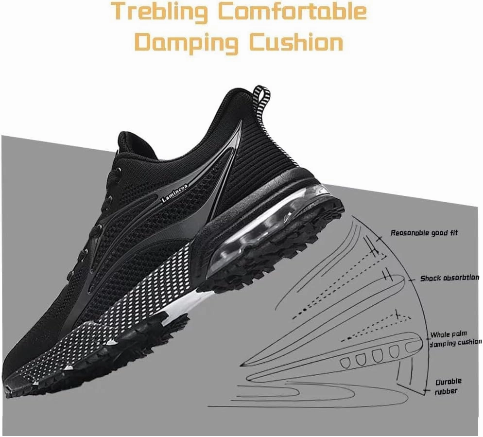 Womens Air Running Shoes Non Slip Tennis Walking Shoes Women Mesh Cushion Sneakers for Gym Workout Sports Badminton Canada