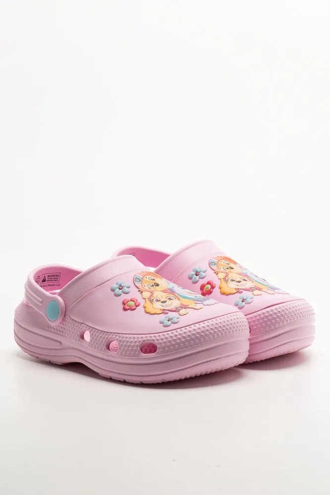 All Day Clogs Paw Patrol Clogs Pink