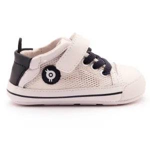 Cougar Ignite Snow Boot Old Soles Boy's and Girl's 0083RT Baby Mesh Casual Shoes - Snow / Navy / Snow Sole