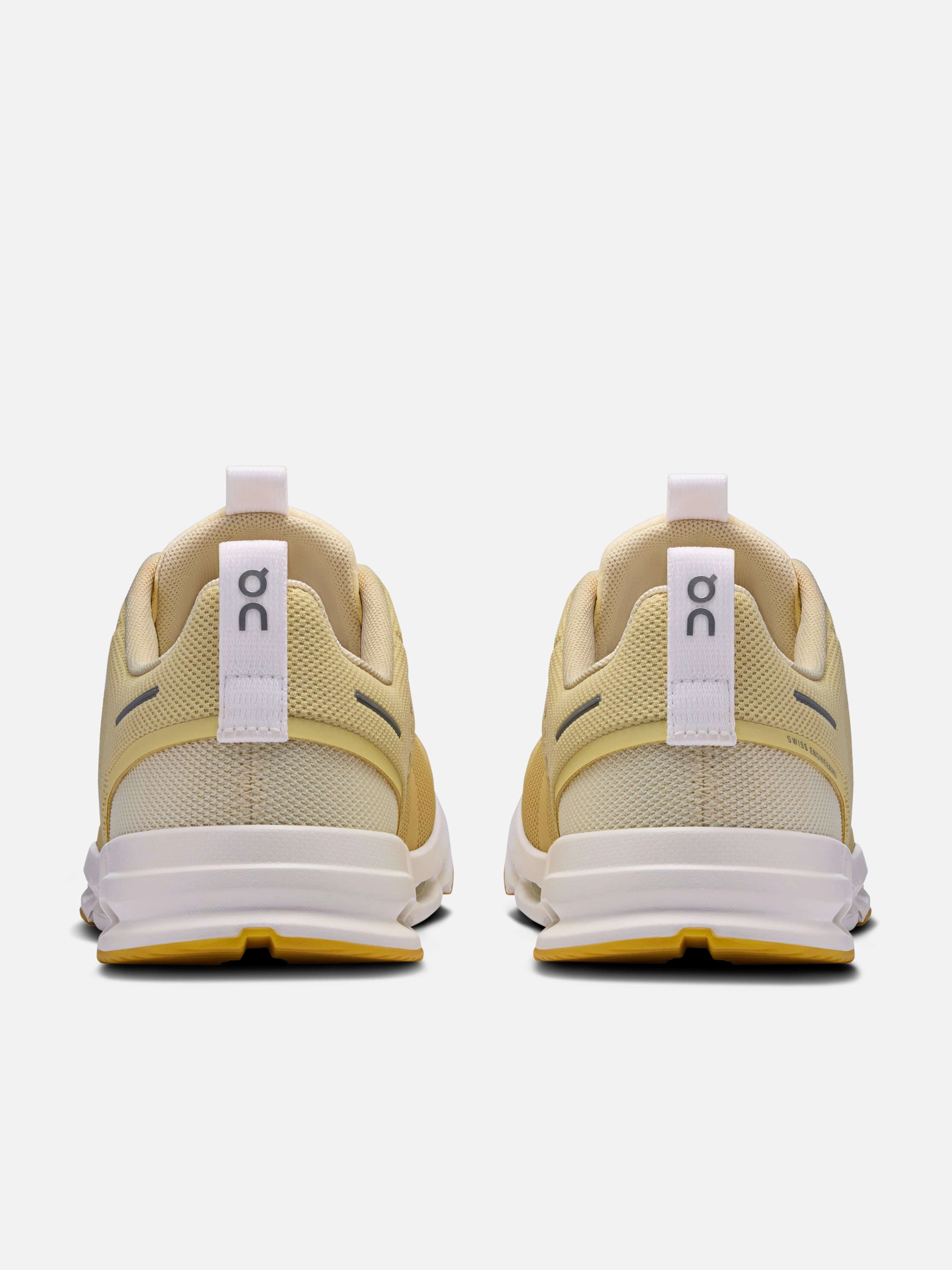 On Running Kids Cloud Sky Trainers in Yellow Saucany Running Shoes