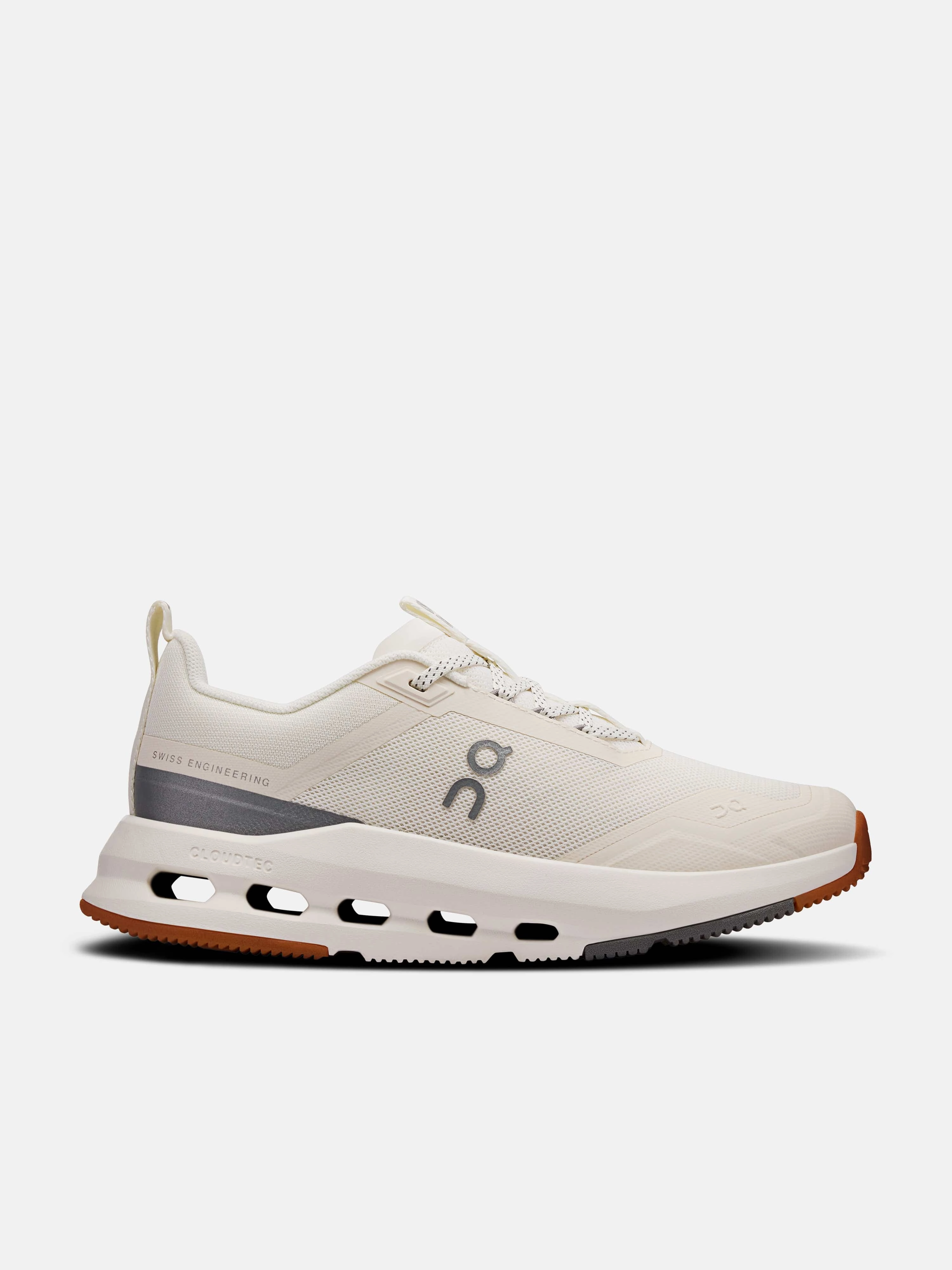 Online Running Shoes On Running Kids Cloudnova Trainers in Ivory