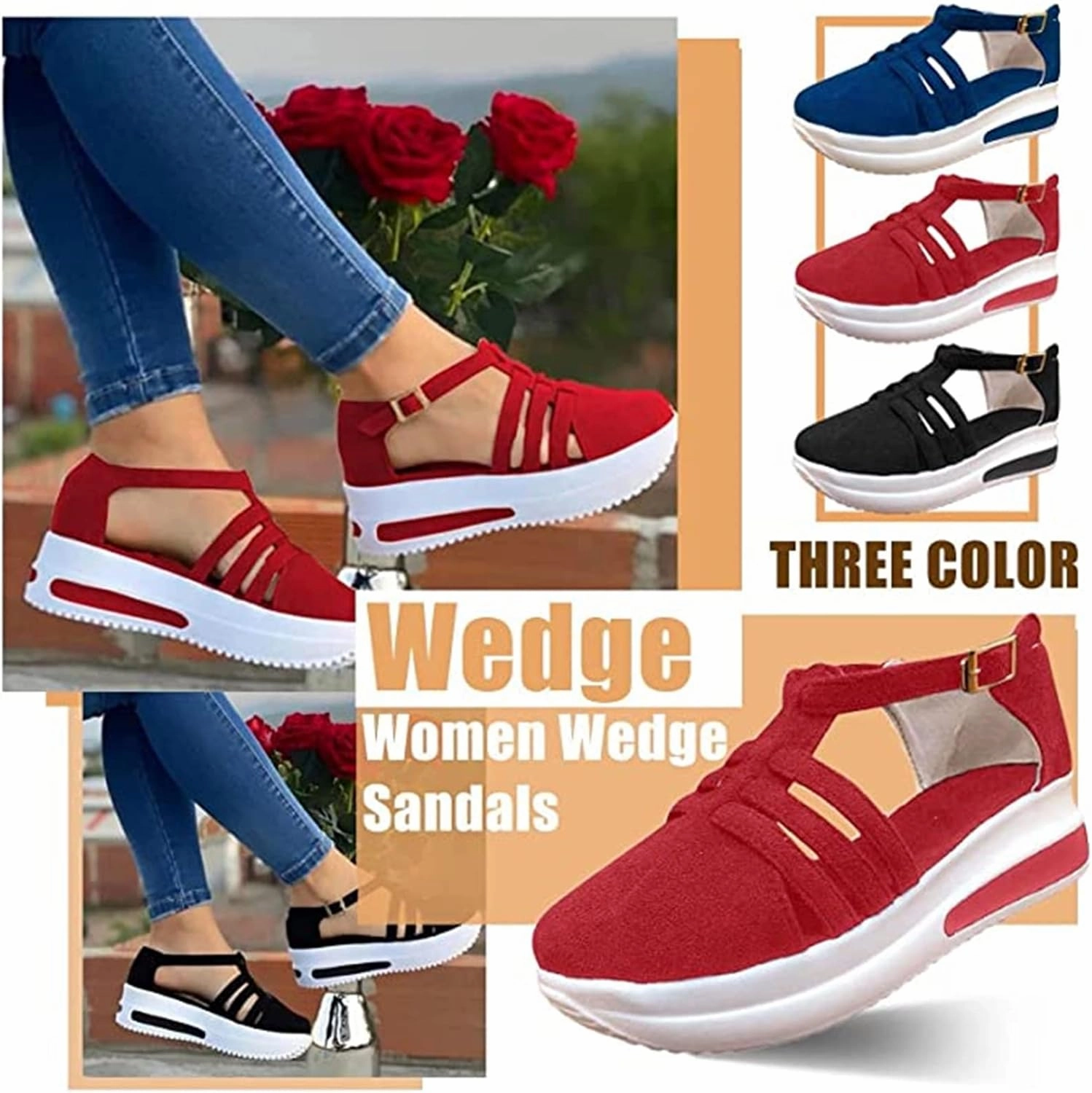 Ladmiple Shoes For Women Sneakers Slip Ons Memory Foam Comfort Walking Shoes Fashion Casual Summer Platform Flats Loafer Wide Slip On