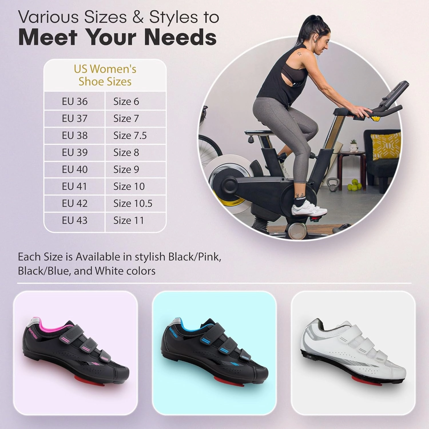 Best Shoes For Gravel Cycling Tommaso Pista 100 SPD & Peloton Shoes for Women—Ready to Ride with Peloton Delta Cleat or SPD Cleats for Road Bicycles & Various Indoor Bikes—Explore Vareity Cycling Shoes & Bike Accessories