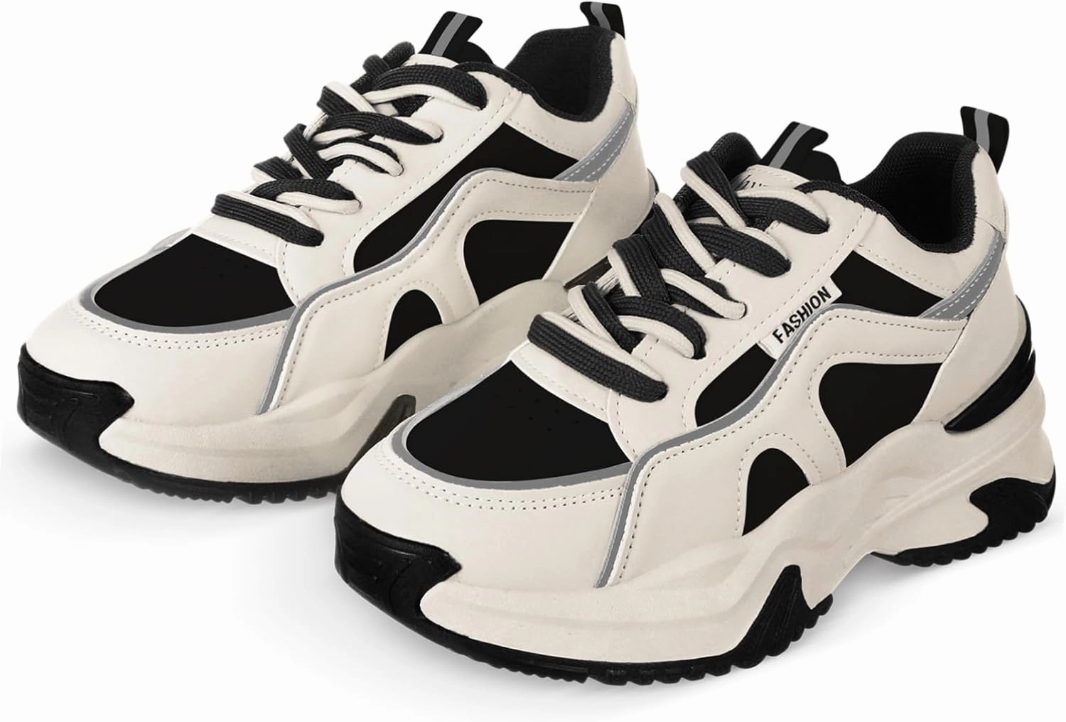 VOSAREA 1Pair Fashion Sneakers for Women Durable Tennis Shoes Stylish Athletic Shoes for Gym and Casual Wear Comfortable and Versatile Women Sneakers for Daily Mlb Tennis Shoes