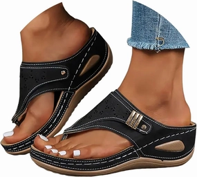 Orthopedic Sandals for Women Dressy Comfortable Arch Support Platform Wedge Sandals Summer Vacation Beach Shoes Drake Flip Flops