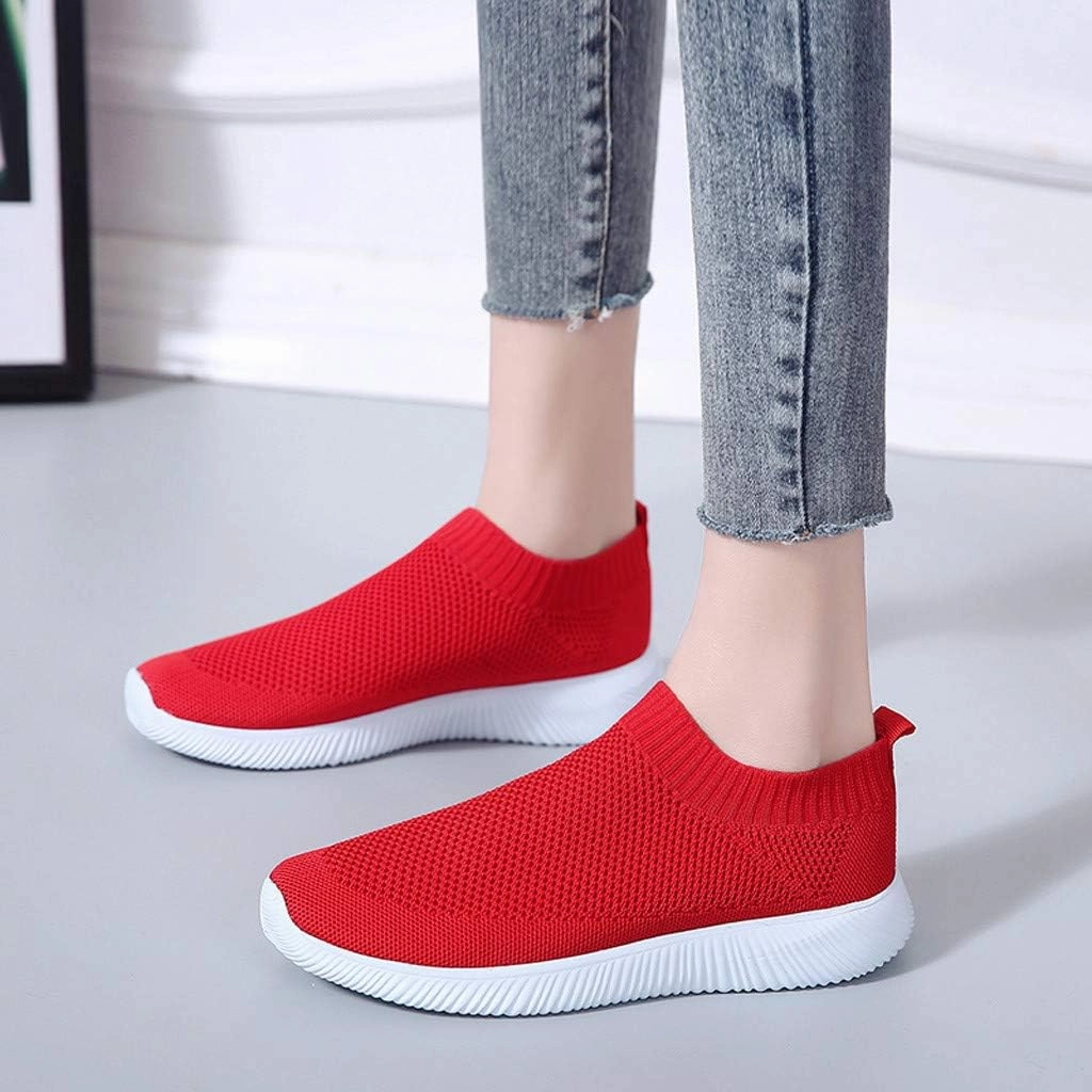 Tennis Shoes Size 9 Orthopedic Slip On Shoes for Women Casual Walking Sneakers with Arch Support Comfortable Loafers Plantar Fasciitis Relief Foot Pain Diabetic Swollen Feet