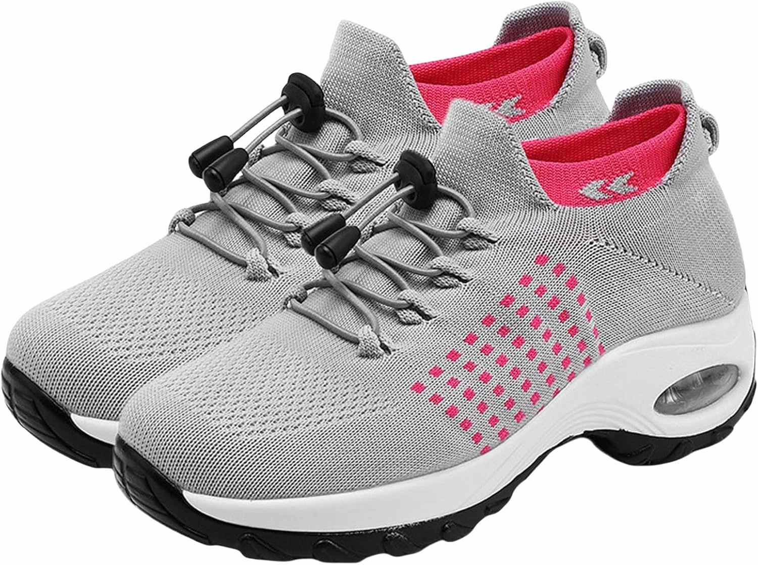 Casual Tennis Shoe Orthopedic Sneakers for Women Orthopedic Stretch Air Cushion Shoes Breathable Footwear Running Athletic Shoe Healthy&Non-Slip Comfortable Sneakers Fashion Casual Ladies Footwear Thick Bottom