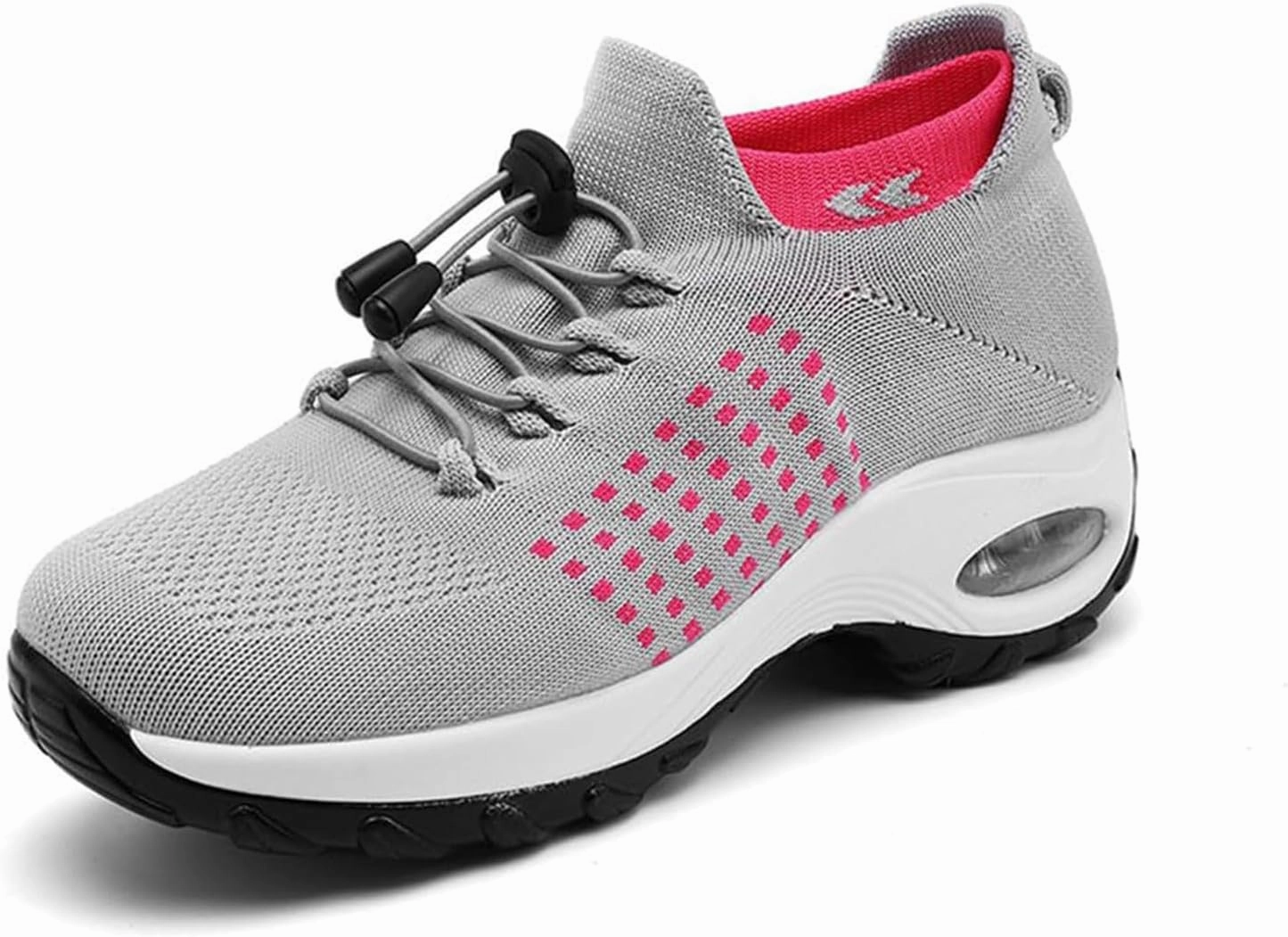 Orthopedic Sneakers for Women Orthopedic Stretch Air Cushion Shoes Breathable Footwear Running Athletic Shoe Healthy&Non-Slip Comfortable Sneakers Fashion Casual Ladies Footwear Thick Bottom Foam Tennis Shoes