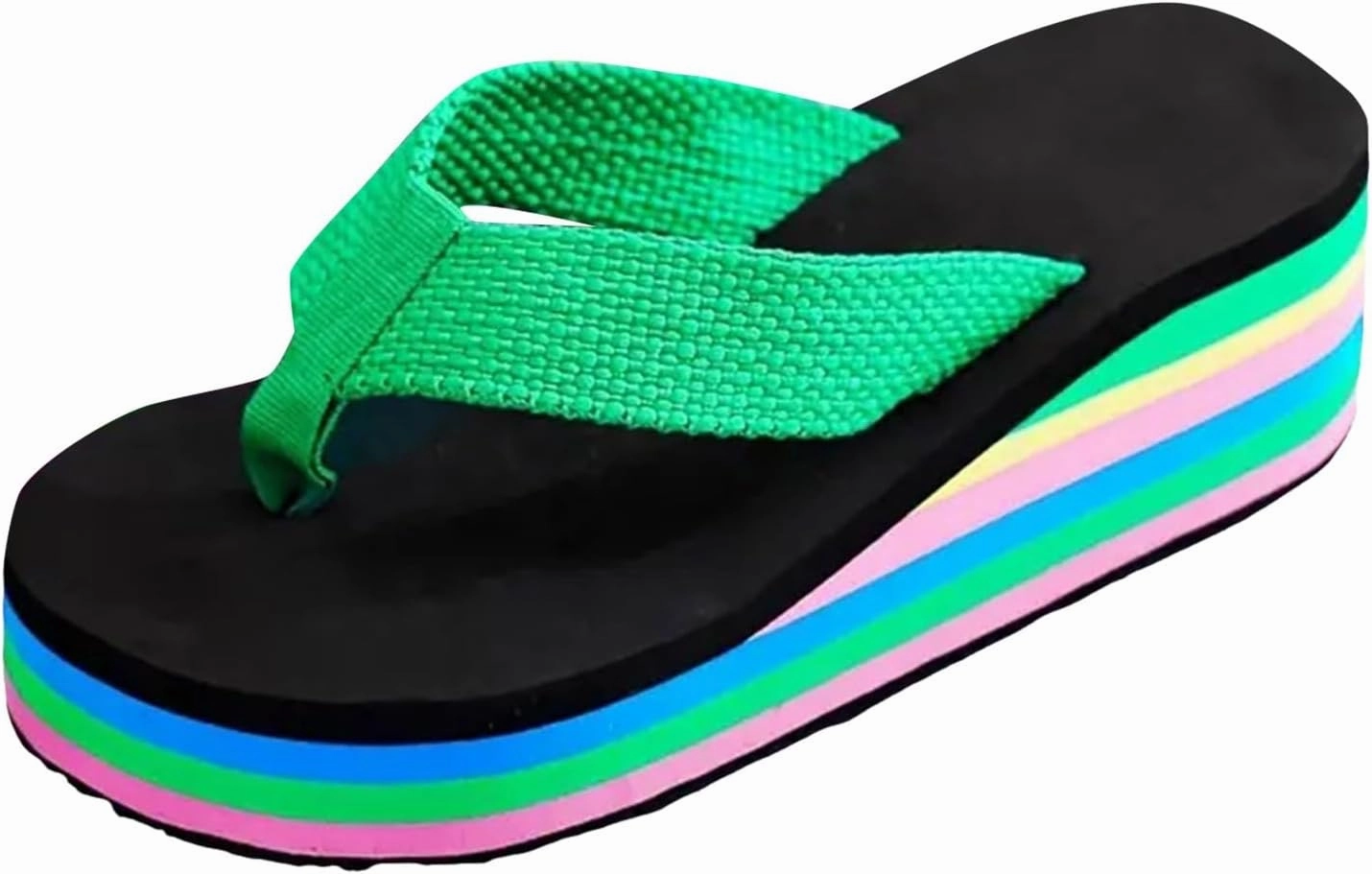 Flip Flops With Imprints On Bottom Womens Arch Support Flip Flops Comfortable Yoga Mat Slip On Summer Beach Walking Thong Cushion Sandals Flip Flop Silicone