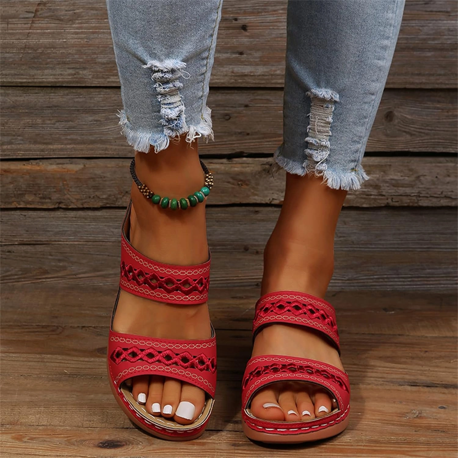 Flip Flops Light Blue Beach Sandals For Woman Orthopedic Slippers Flip Flops with Arch Support for Flat Feet Comfortable Orthotic Flip Flops 204