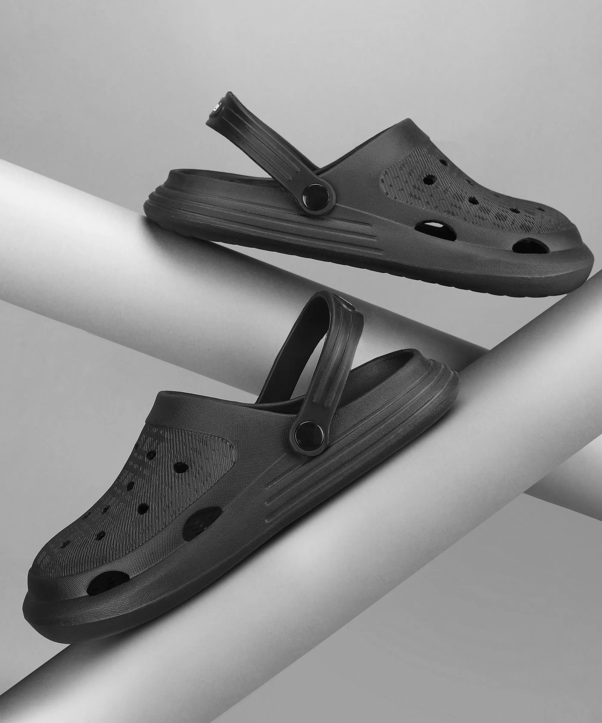 Paragon  K10914G Men Casual Clogs | Stylish, Durable | Casual & Comfortable | For Everyday Use Platform Fur Lined Clogs