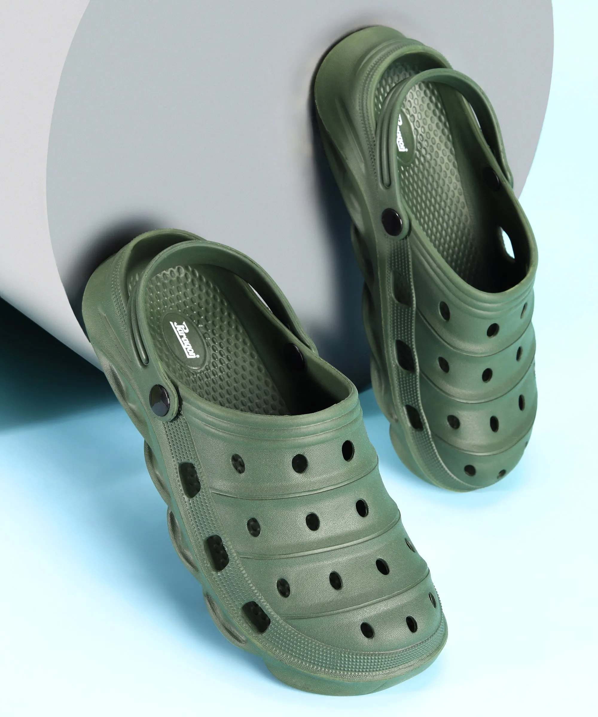 Paragon  K10915G Men Casual Clogs | Stylish, Durable | Casual & Comfortable | For Everyday Use Paint Splatter Clogs