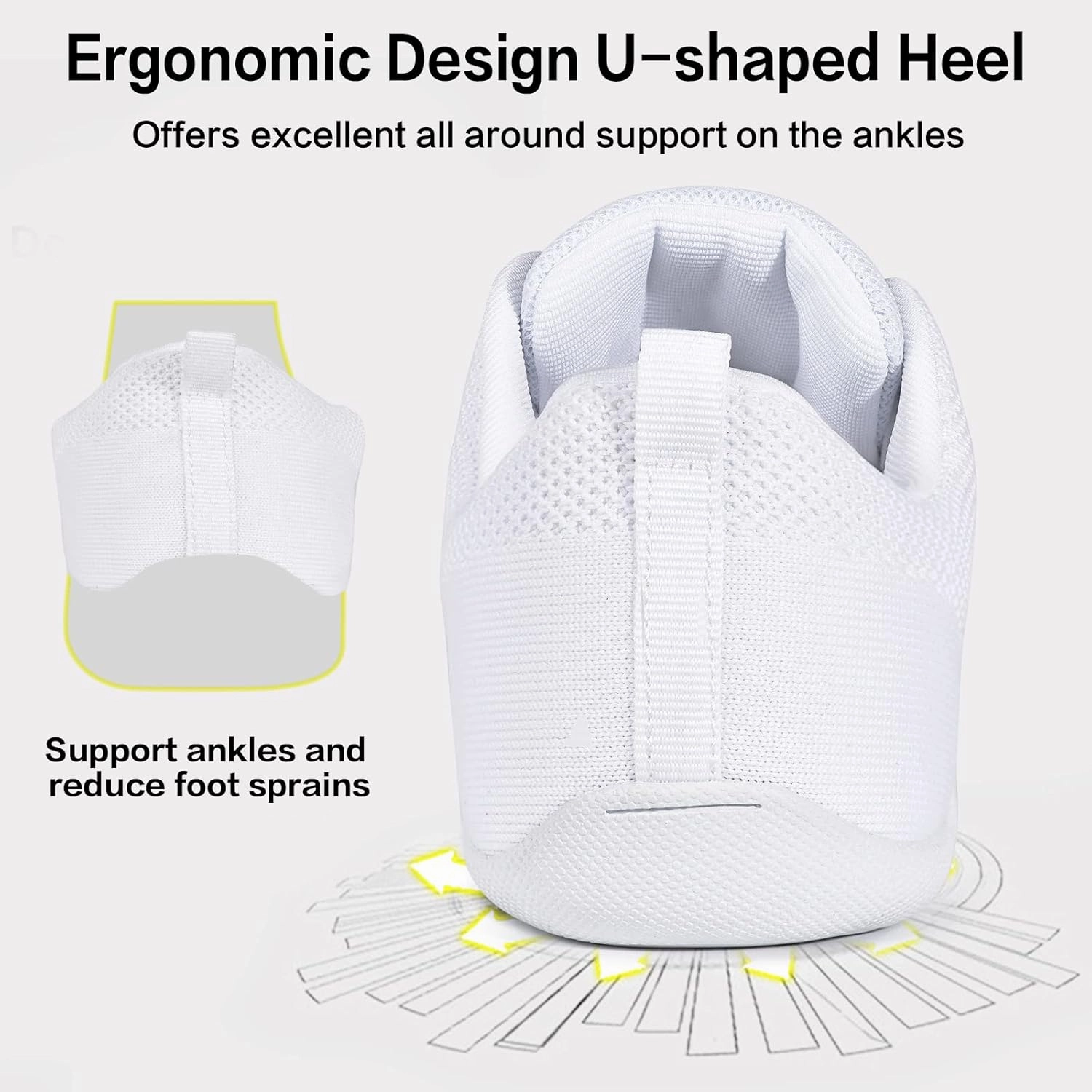 Weight Training Nike Shoes CADIDL Cheer Shoes Women White Cheerleading Dance Shoes