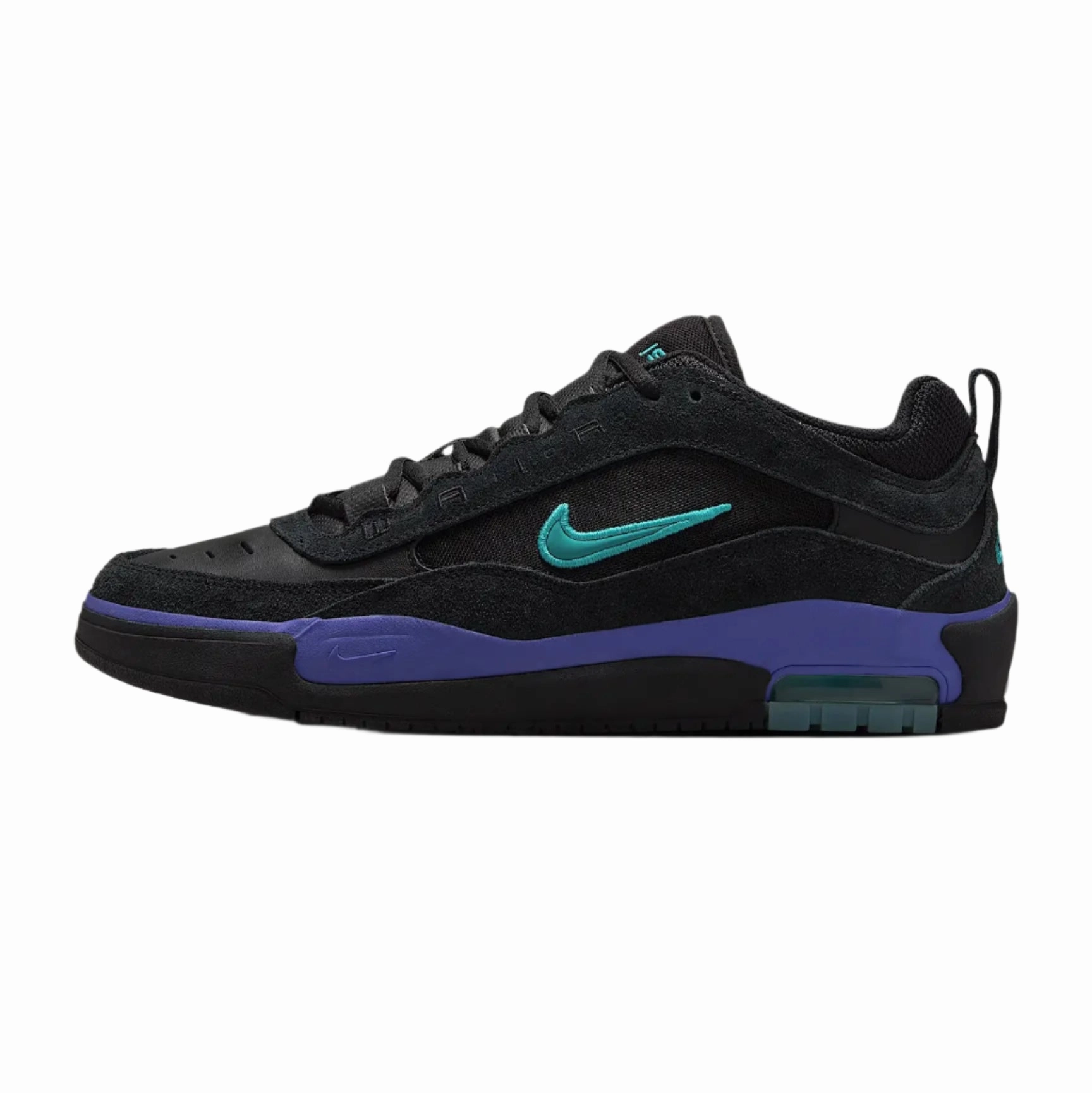 Nike Shoe Style Nike SB - Air Max Ishod (Black/Persian Violet/Dusty Cactus)