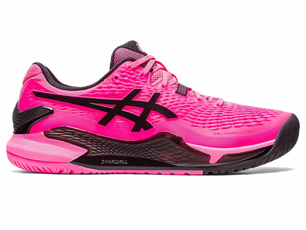 Men's Asics Gel-Resolution 9, Hot Pink/Black, 8 D Medium Gt 2000 Asics Running Shoes