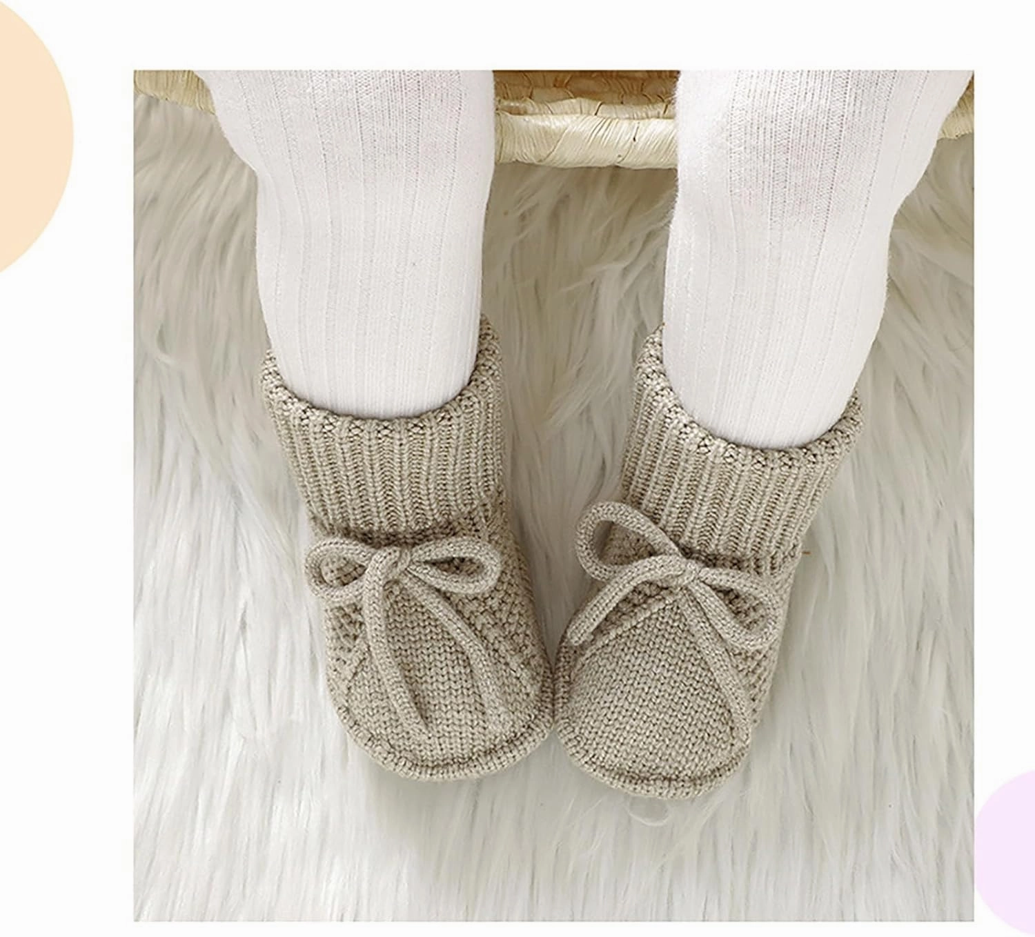 Baby Booties Newborn Sock Shoes Hand Knitting Crochet Infant Boy Girl Cozy Shoes Indoor Walking Shoes Breathable Blue Messi Soccer Cleats