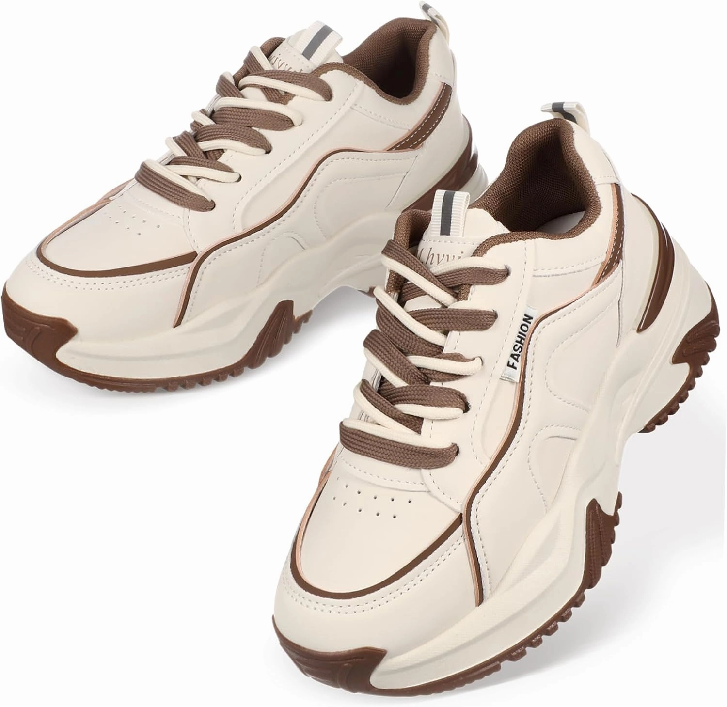 White Tennis Shoes In Style Toyvian Athletic Shoes Women Leather Tennis Shoes Fashionable Comfortable Breathable for Daily Use Sports and Fitness