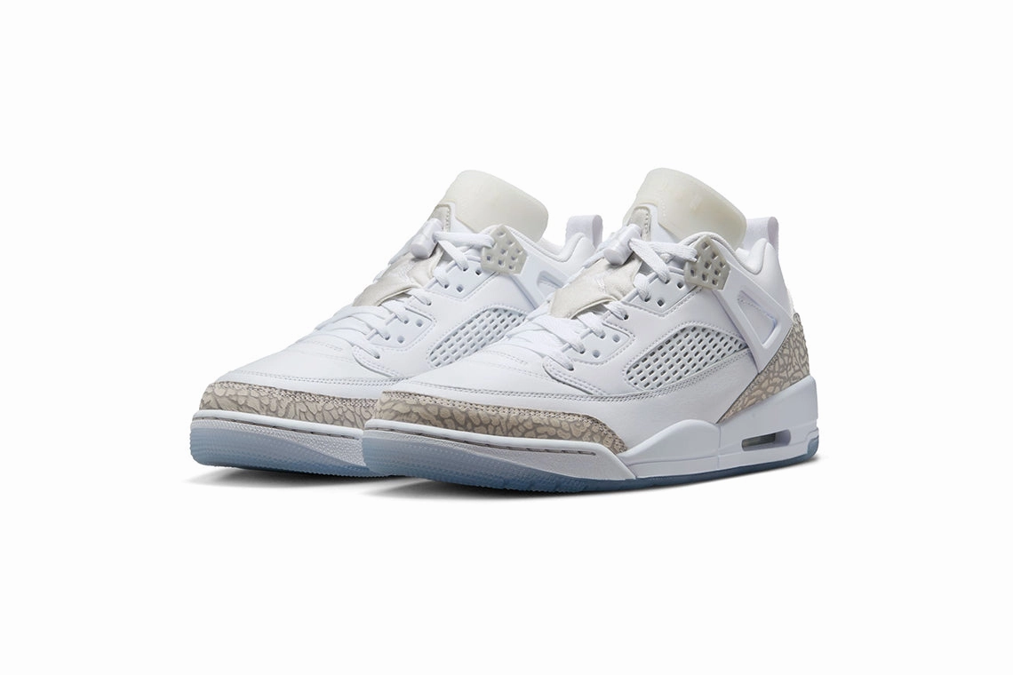 Jordan And Nike Shoes NIKE AIR Jordan Spizike Low - White/Grey-Metallic Silver