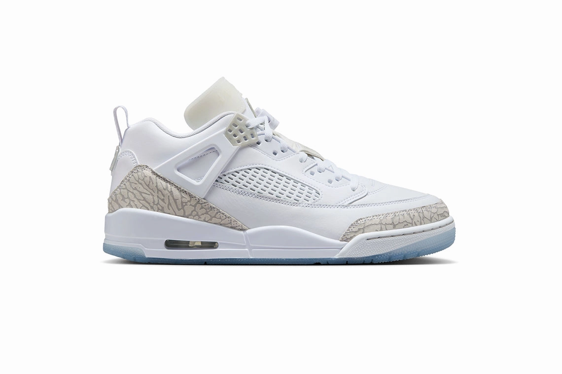 Serena Williams Nike NIKE AIR Jordan Spizike Low - White/Grey-Metallic Silver
