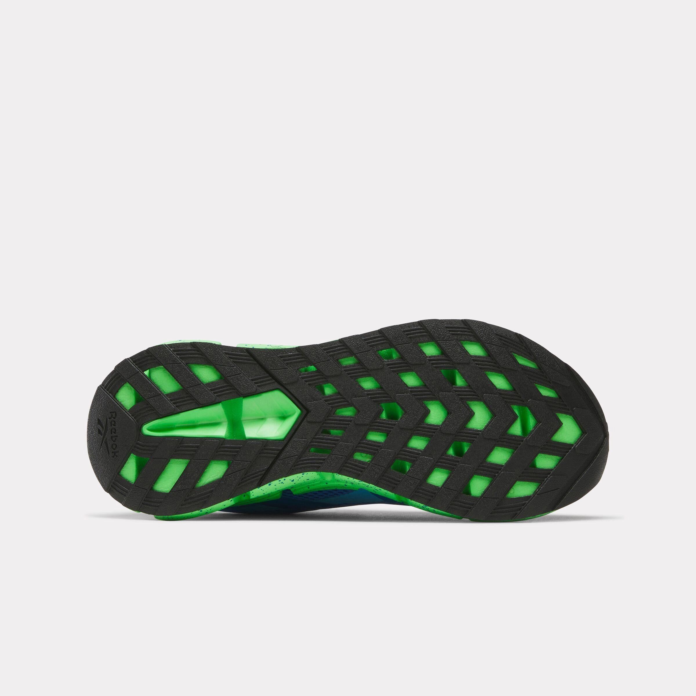 Reebok Footwear Kids Zig Dynamica 5 Shoes - Grade School OPTIMUMBLUE/RECOVERYBLUE/SOLAR Low Heel To Toe Drop Running Shoes