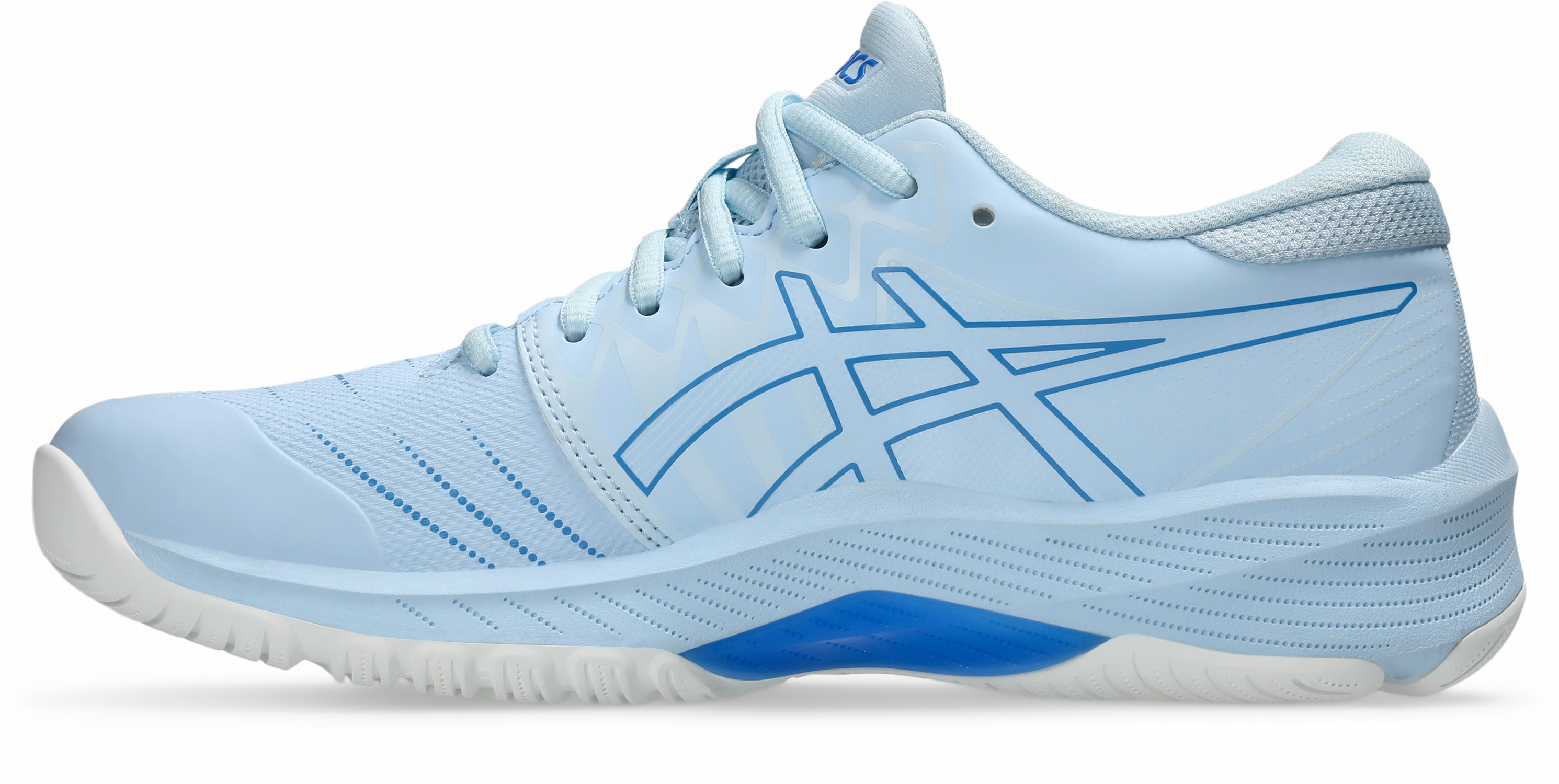Asics Womens Gel Netburner 21 (D Width) Bio - Light Blue/Blue Coast Different Asics Shoes