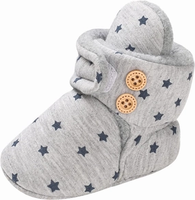 Boots for Babies Boy Baby Shoes Plus Velvet Warm Polka Dot Printing Boots Non Slip Breathable Toddler Shoes Snap Booties Baby Boy Best Place Buy Soccer Cleats