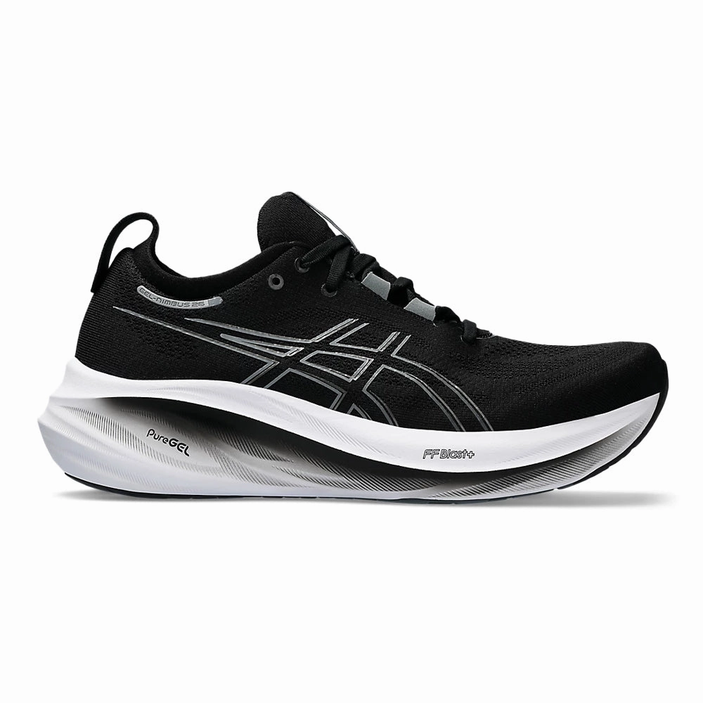 Asics Gt 2000 12 Running Shoe Men's Asics GEL-Nimbus 26, Black/Graphite Grey, 9 D Medium